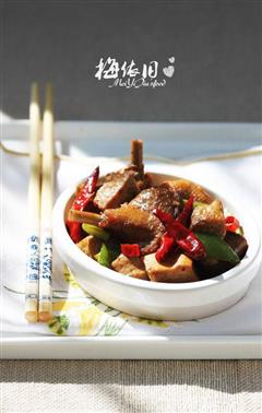 冻豆腐炖鸭