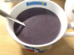 紫薯紫米豆浆的热量
