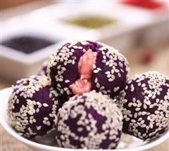 DIY紫薯奶酪球
