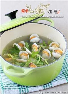 青萝卜蛤蜊汤