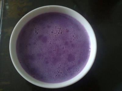 奶香紫薯米糊