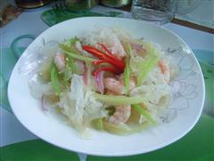 泰式鲜虾银耳沙拉