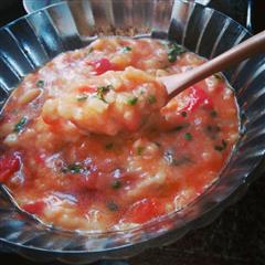 番茄鸡蛋面疙瘩汤的热量