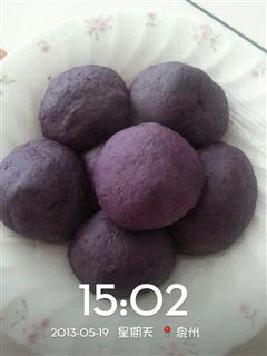 红豆紫薯球
