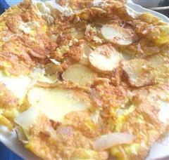 西班牙土豆蛋饼-喷香营养早餐