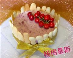 杨梅芒果芝士蛋糕
