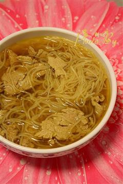 肉片米粉咖喱汤