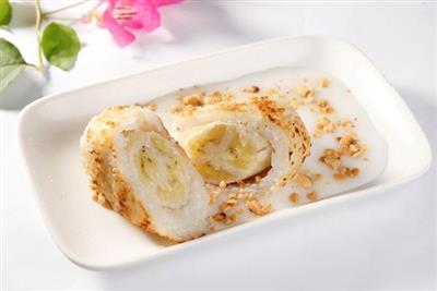 越南小吃-香蕉糯米团