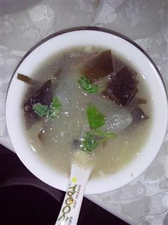 冬瓜海带鸭架汤