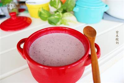 紫米酸奶
