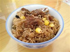豆豉排骨闷米饭