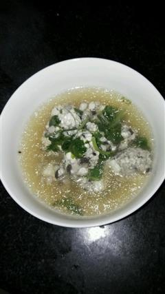 豆腐香菇丸子汤-东江酿豆腐的衍生品