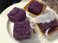 月饼季-少油少糖版 紫薯月饼
