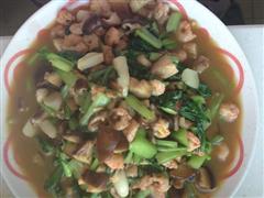香菇虾仁油菜