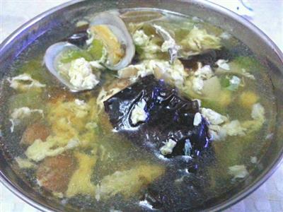 丝瓜菌菇蛤蜊汤