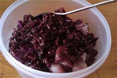 黑米糙米紫薯饭