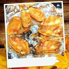 不用烤箱做新奥尔良烤鸡翅-美味只需2步的热量