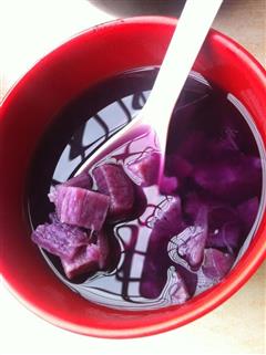 紫番薯糖水