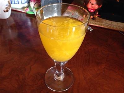 非常简单自制带果粒的橙汁