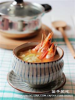 丝瓜大虾汤