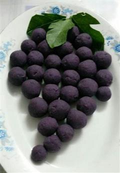 奶香蜂蜜紫薯球
