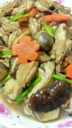 美味鸡翅肉焖双菇-小丽家常菜
