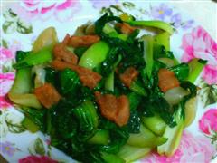 猪油渣炒青菜