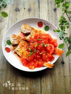 家常菜-西红柿金丝鱼