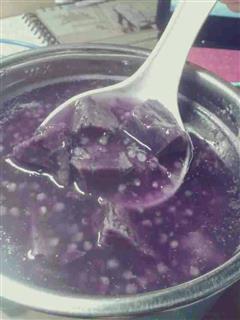 迷情紫薯西米露糖水