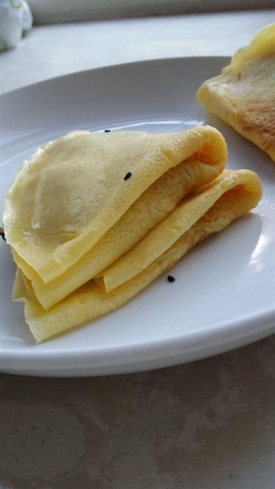超美味的简单早餐-苹果鸡蛋饼