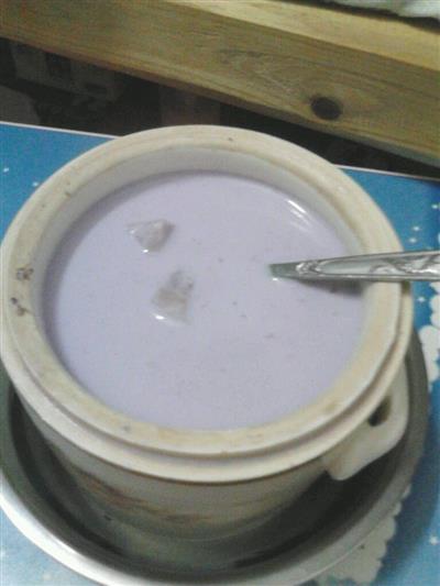 紫薯牛奶糖水