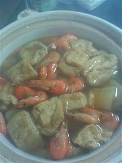 鲜虾砂锅煲