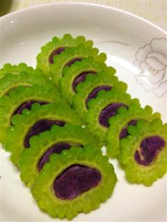 紫薯酿苦瓜