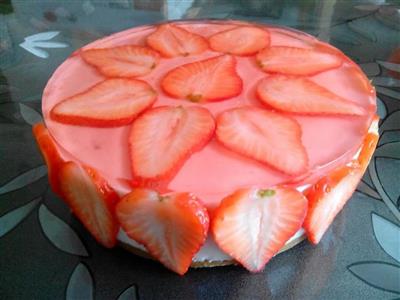草莓慕司蛋糕