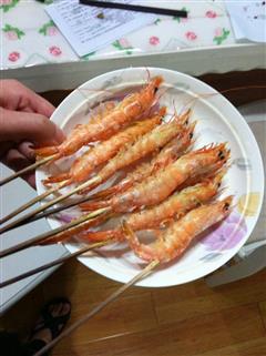 串烤虾