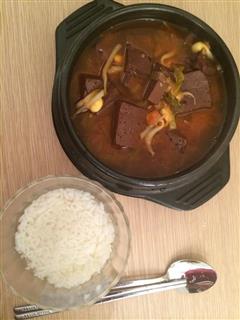 韩式猪血汤
