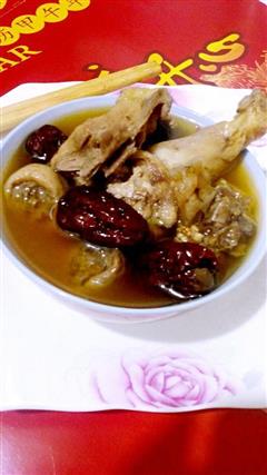 天麻红枣炖鸡