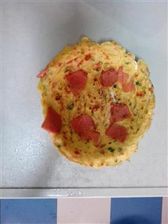 西红柿香葱鸡蛋饼