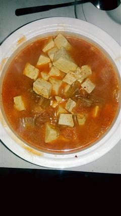 辣白菜豆腐汤的热量