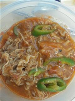 韩式番茄肥牛酱汤