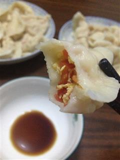 木须柿子饺子