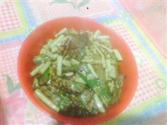 川菜辣椒炒酸豇豆