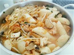 韩国泡菜年糕锅