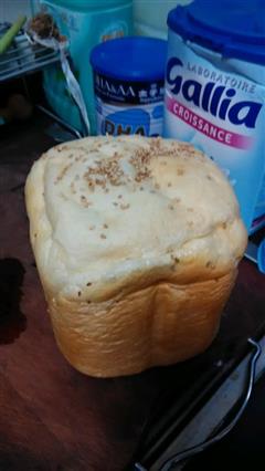 面包机做的提子土司