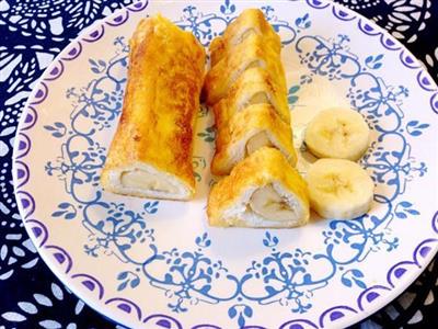 早餐系列—香蕉吐司卷