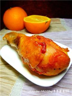 淡淡橙香-果味鸡腿