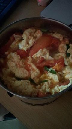 西红柿蛋汤的热量