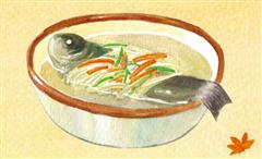 萝卜丝鲫鱼汤