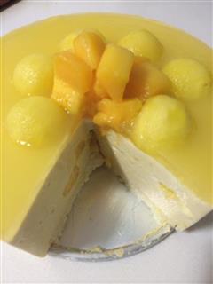 芒果冻芝士蛋糕6寸的热量