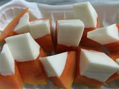 消暑美容佳品—木瓜椰奶凍